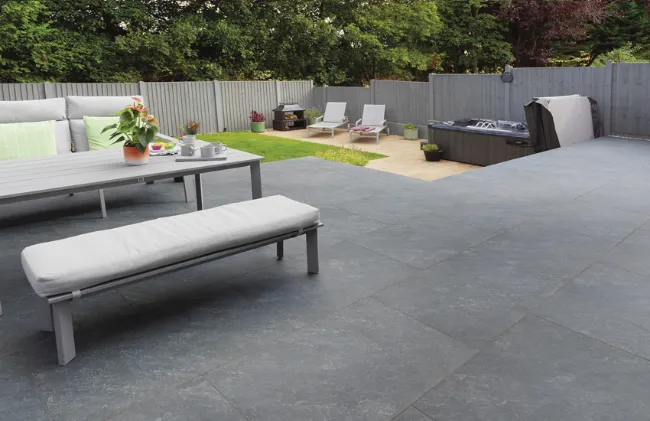 Pavestone Classic Porcelain Slabs Anthracite